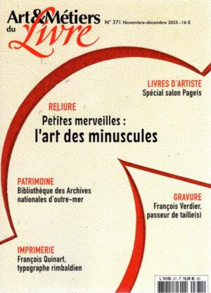 Art & Metiers du Livre n°371