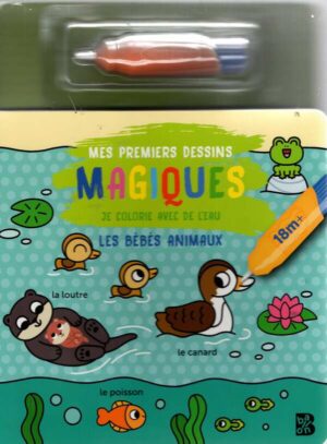 Mon Premier Je Colorie Avec De L'eau: Les Bebes Animaux