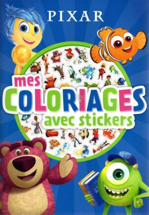 Disney Pixar - Mes Coloriages Avec Stickers