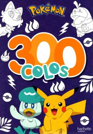 Pokemon - 300 Colos - Livre De Coloriages