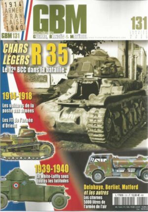 GBM Histoire de Guerre, Blindés & Matériel n°131