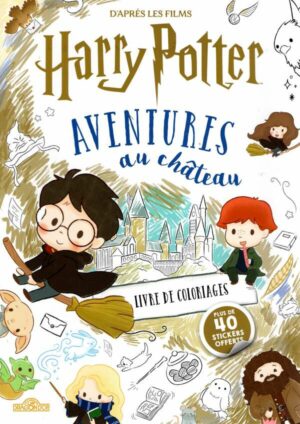 Harry Potter - Livre De Coloriages - Aventures Au Chateau