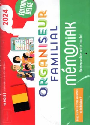 Organiseur Familial Memoniak 2024 Special Belgique
