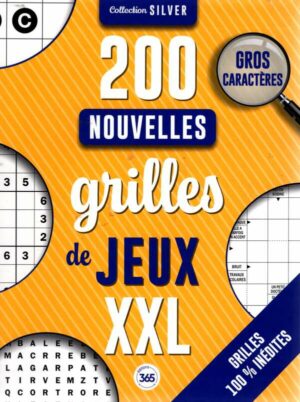 200 Nouvelles Grilles De Jeux Xxl Pour Les Seniors - Crayon Offert