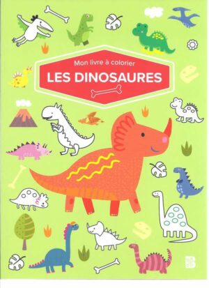 Mon Livre A Colorier - Les Dinosaures