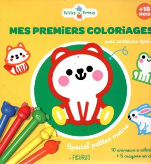 Mes Premiers Coloriages (Inclus 5 Crayons Cire)