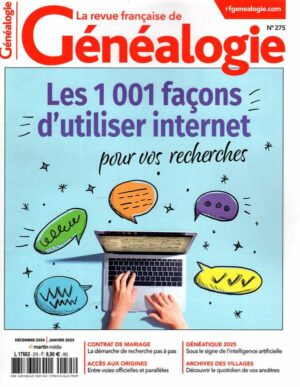 La Revue Française de Généalogie n°275