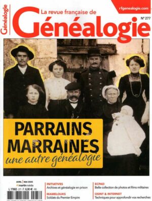 La Revue Française de Généalogie n°277