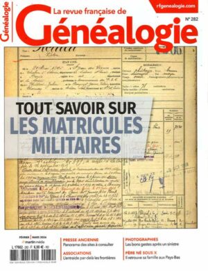 La Revue Française de Généalogie n°282