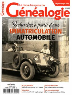La Revue Française de Généalogie n°283